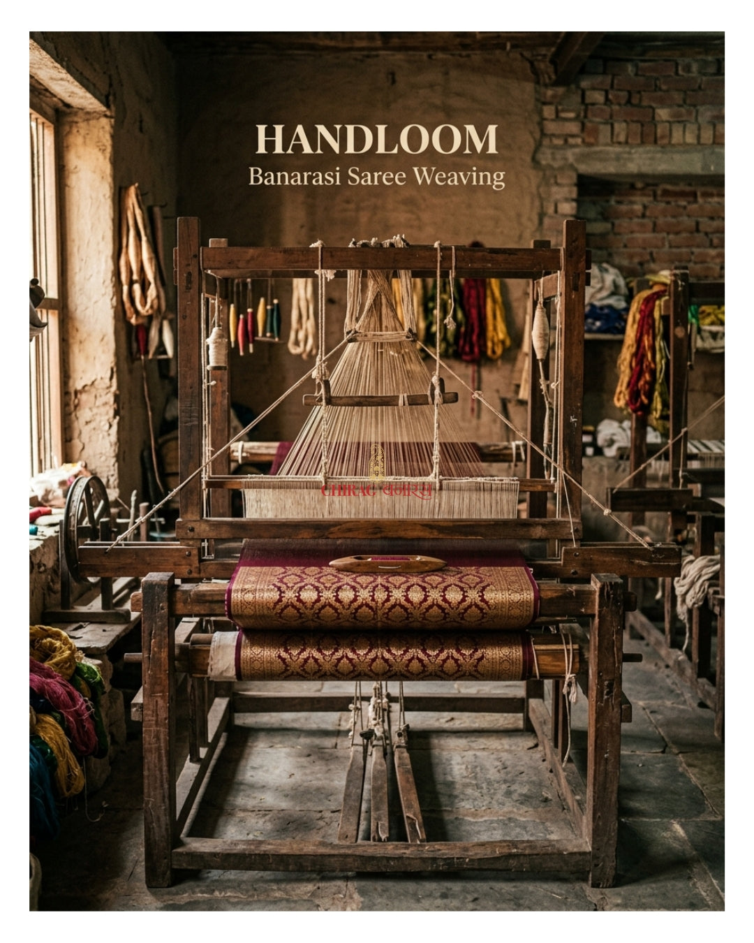 Heirlooms woven on Varanasi pit looms
