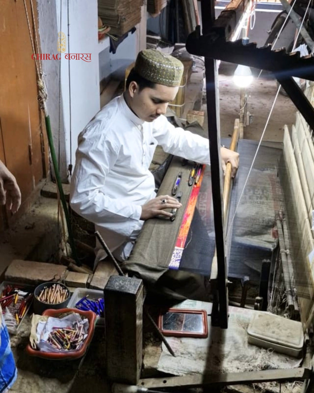 Heirlooms woven by Chirag Banaras
