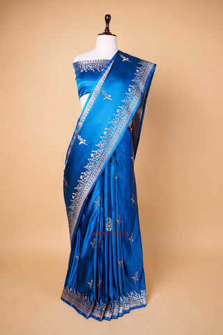 Mashru Katan Silk Minakari Designer Work Saree