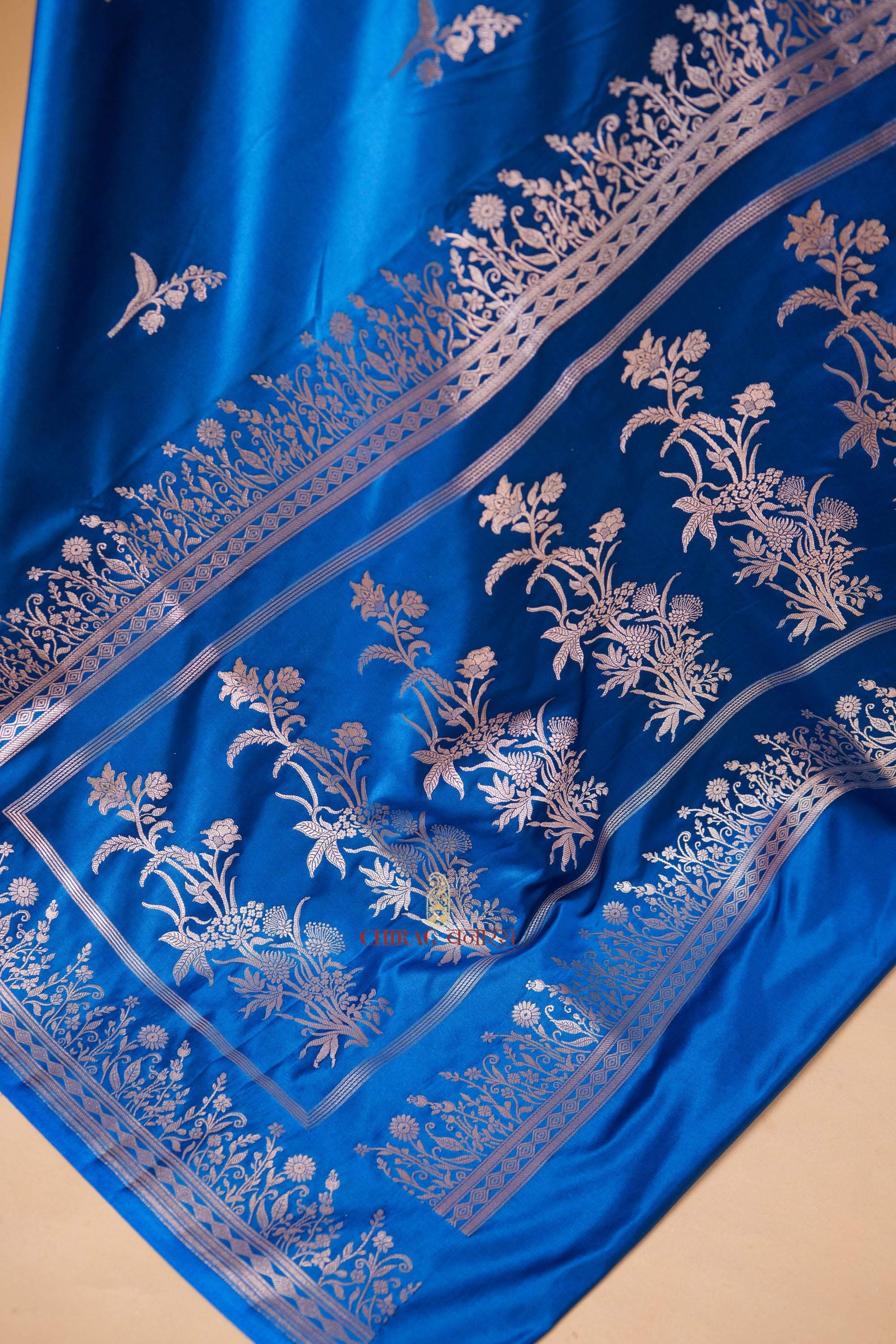 Mashru Katan Silk Minakari Designer Work Saree