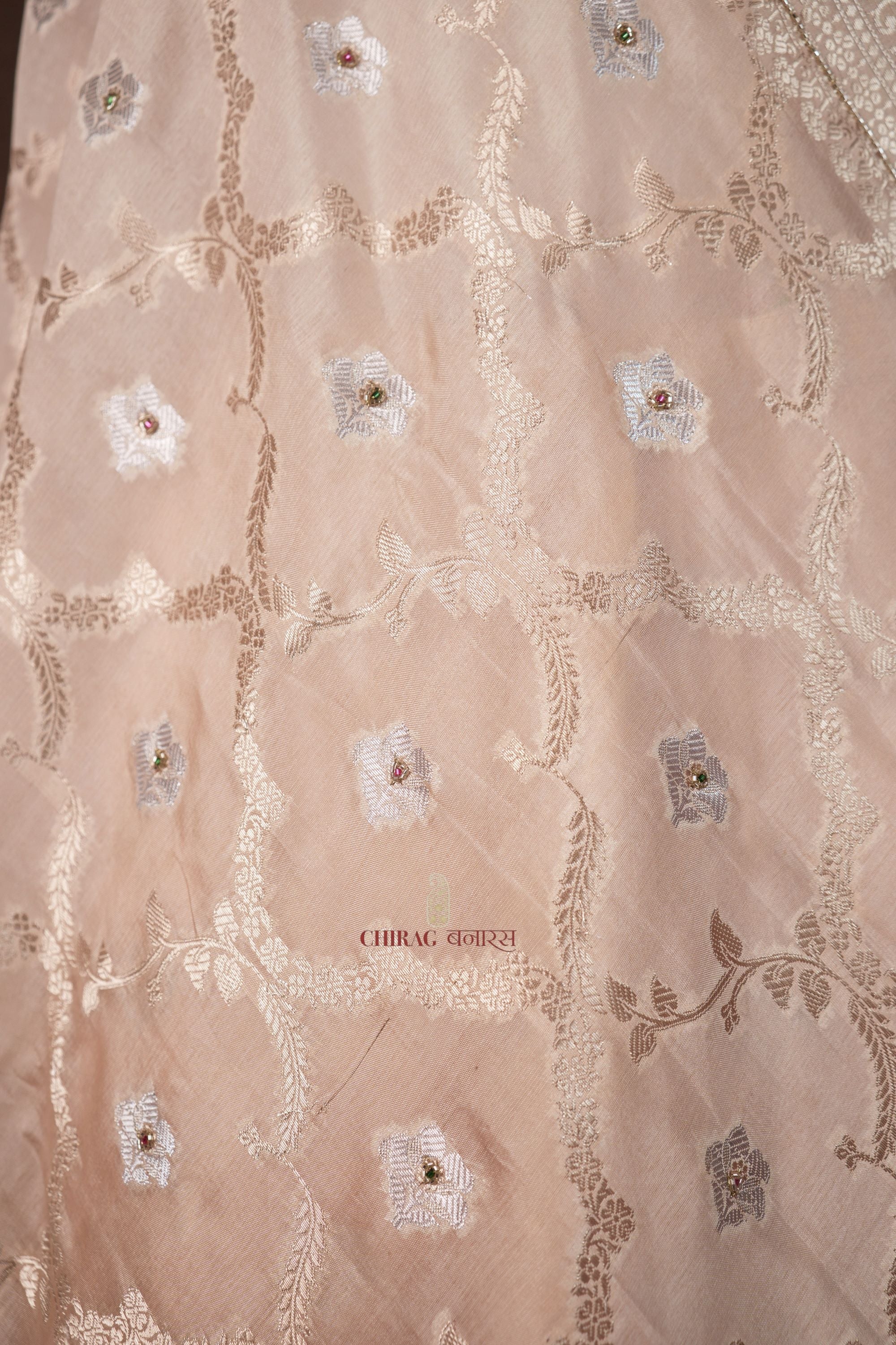 Pure Mango Silk Designer Embroidery Saree