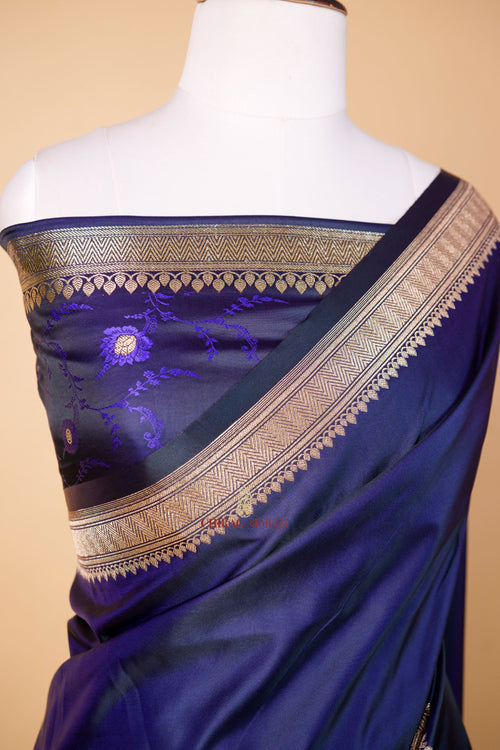 Katan Silk Saree Heavy Anchal Weave Saree