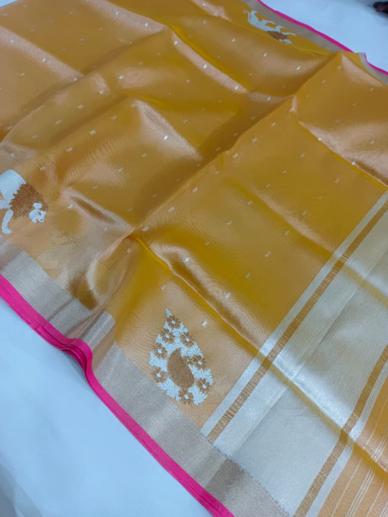 Tissue Kadhua Handloom Designer Saree