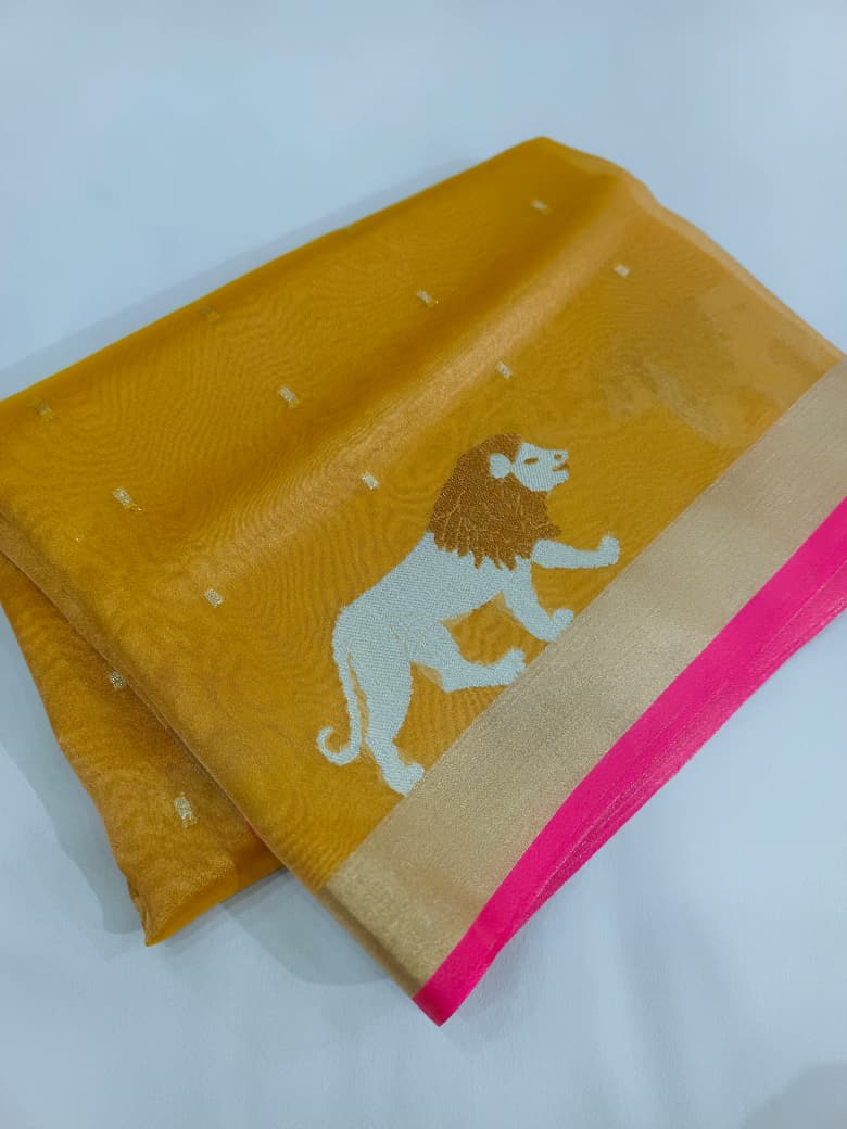 Tissue Kadhua Handloom Designer Saree