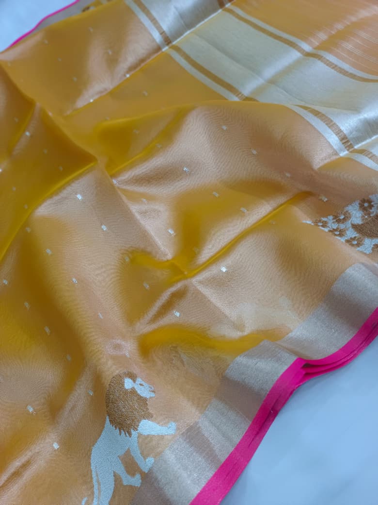 Tissue Kadhua Handloom Designer Saree