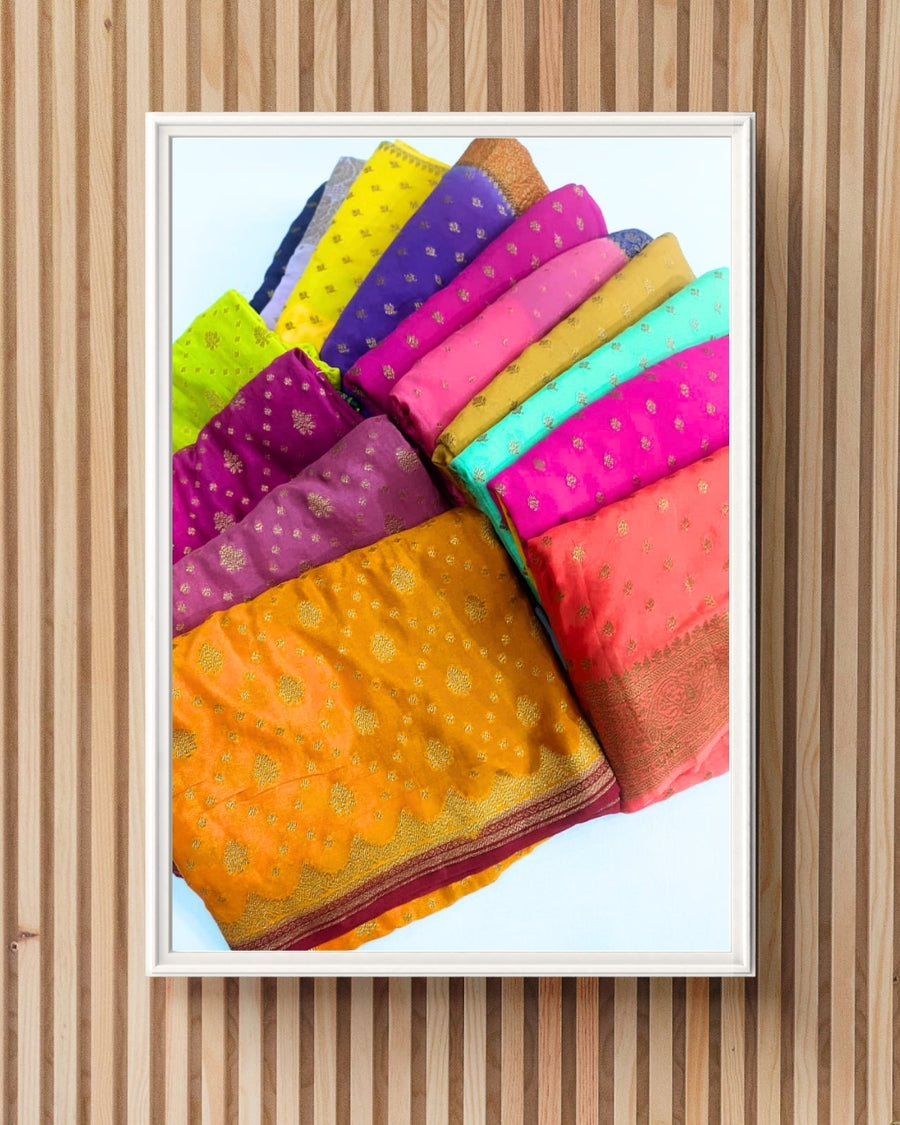 Pure Crape Silk Saree