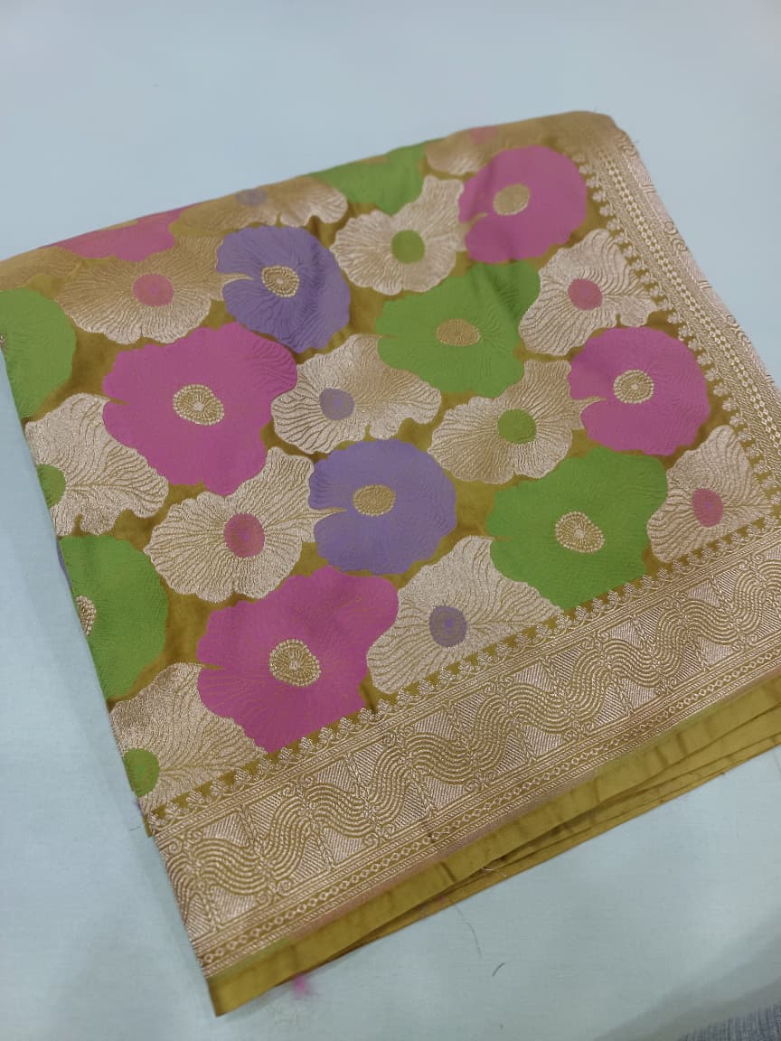 Premium Katan Silk Minakari Nita Ambani Mem Inspired