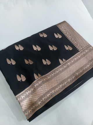 Katan Silk Saree Simple Shower