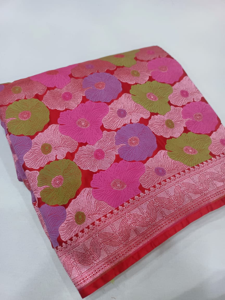 Premium Katan Silk Minakari Nita Ambani Mem Inspired