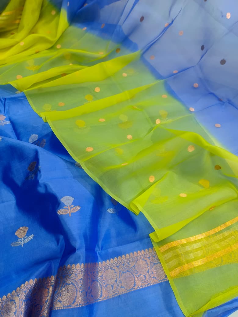 Pure Katan Silk Kadhua Handloom Suit 3 Pcs